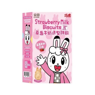 京田製果 琪琪造型餅乾草莓牛奶90g