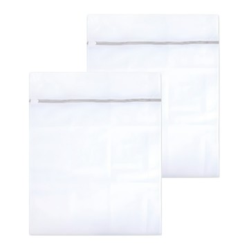 Axis 艾克思 實用方形防滑拉鍊細密網洗衣袋 洗衣收納兩用  2個