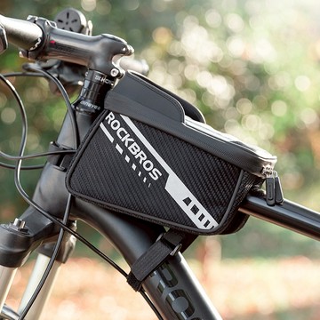 ROCKBROS洛克兄弟旗艦店 自行車包 前梁包 山地車包 馬鞍包 手機觸屏包 騎行包 上管包 公路車手機包