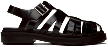 AMI Paris 黑色 Anatomical Toe Fisherman 凉鞋