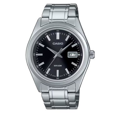 【CASIO 卡西歐】沉穩紳士鋼帶錶 MTP-B180D-1A1