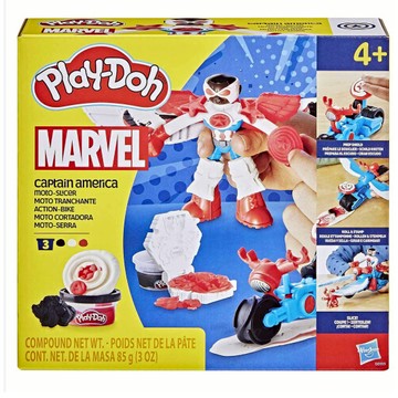 Play-Doh 培樂多漫威美國隊長摩托車遊戲組