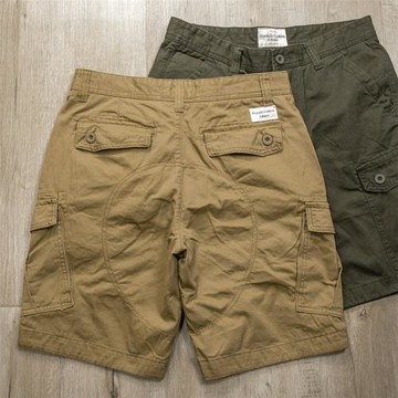 男士純棉日系工裝短褲男寬松休閑五分褲潮牌ins潮流男款中褲男褲