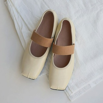 休閒方頭低跟單鞋511428