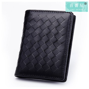 【喜番屋】羊皮手工編織名片包【KN81】真皮 名片夾 卡片包 卡套