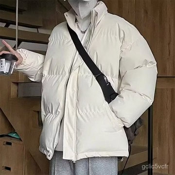 多色立領羽絨棉衣棉服女新款冬季寬鬆學生加厚麵包服棉襖外套 外套 保暖外套 棉服 麵包服 棉衣 防水麵料 棒球服