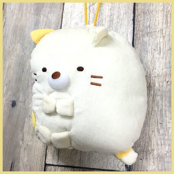 大賀屋 日貨 角落生物 貓咪 大 造型金口包 斜背包 金口包 娃娃 錢包 零錢包 角落小夥伴 正版 J00015391