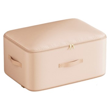 ONE HOUSE 收納趣防塵壓縮袋 棉被袋款 OH-Q741-G3 杏仁粉 135L  1個  1個裝  特大(54 x 42 x 60cm)