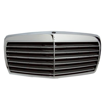 適用於 Benz 賓士 S-CLASS W126 79-93 四門車 13線款 水箱罩/水箱護罩 電鍍/黑 台製現貨