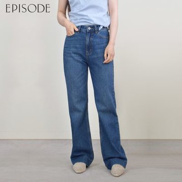 EPISODE - 舒適顯瘦顯腿長全棉微喇叭牛仔褲199202