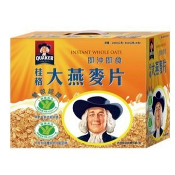 桂格即食大燕麥片2.6kg  ((店到店限重1盒))*超過1盒 無法出貨*