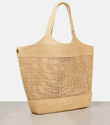 Saint Laurent Icare Maxi raffia tote bag