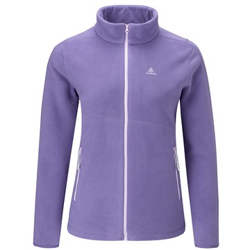 女款經典刷毛保暖外套(A2GA2523W灰紫/刷毛外套/素面百搭款/親膚柔軟)