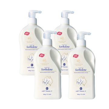 【澳洲 G&M】甘油滋潤保濕霜含維他命E-家庭號(500g/瓶 4入組)