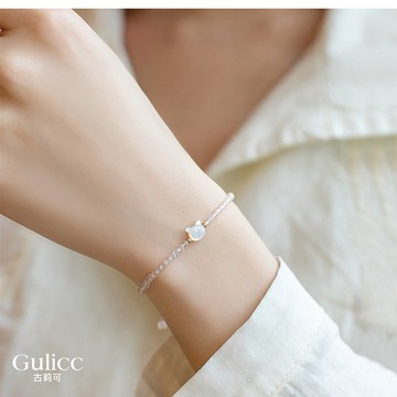 【Gulicc】貓咪 極細尖晶石 手鍊