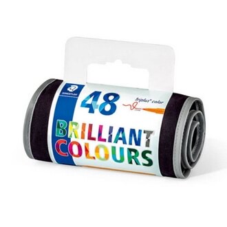 【施德樓】MS334RU48 Triplus三角舒寫0.3mm細字筆 筆捲裝 48支入 / 組【APP滿額下單10%點數(單一帳號最高5000點)】1/31止