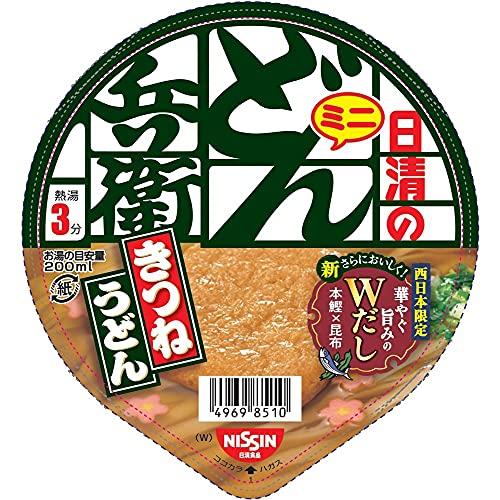 日清食品 どん兵衛 きつねうどんミニ  西  42g×12個