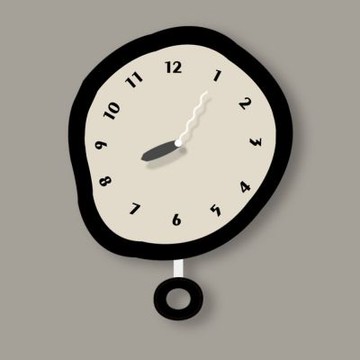 時鐘 29*30 不規則異形掛鐘 現代簡約藝術 創意鐘錶 客廳臥室壁掛鐘 北歐風裝飾鐘