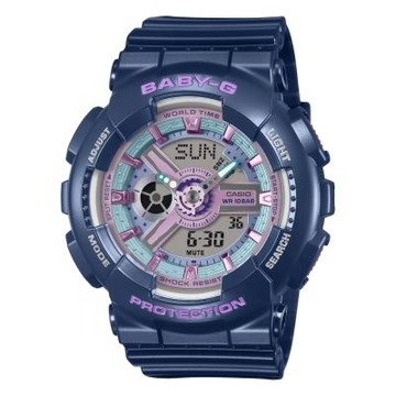 CASIO卡西歐 BABY-G Y3K 閃耀奪目  細膩優雅 雙顯錶款 BA-110MC-2A_43.4mm