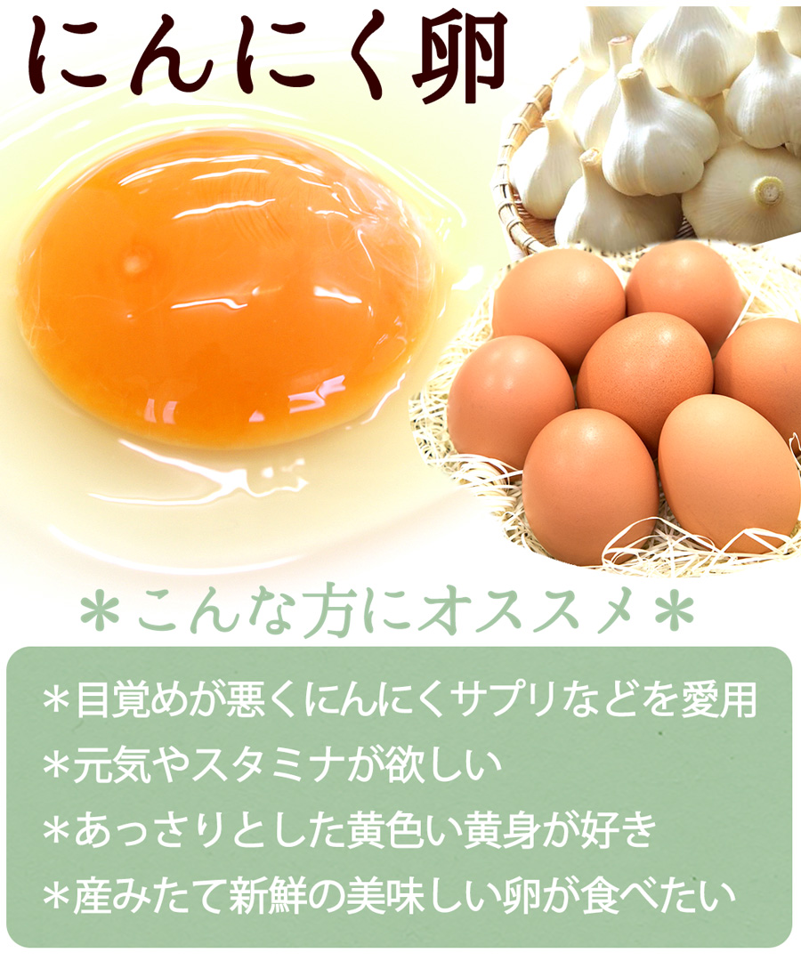 卵 にんにく卵 〔生卵75個入(生卵60個 破損保証15個)〕 玉子 たまご 高級 卵かけご飯 送別会 卒業 入学