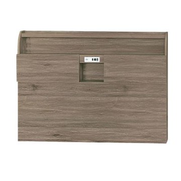 文創集 樂高6尺雙人加大插座可收納加高型床頭片(六色可選)-182x10x110cm免組