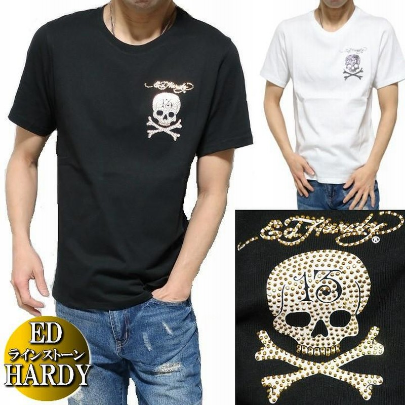 Ed Hardy - Ed Hardy エドハーディー ラインストーン Tシャツ
