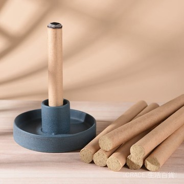 ✨可開發票#艾條專用底座器具托盤艾灸支架固定架插艾柱艾草熏香䮠蚊傢用香爐