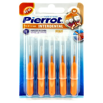 潔麗雅 立可樂 牙間刷 Set 5支 (黃色) 適用一般牙縫大小  1.2mm  1組