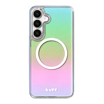 LAUT 萊德 磁吸炫彩保護殼 高透光 堅韌耐刮 全方位保護 10英尺/3米防摔  Samsung Galaxy S25 Plus  彩透白