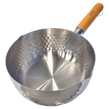 GOZENBO 御膳坊 優機能 鎚紋不銹鋼雪平鍋 20cm 1個  鎚紋