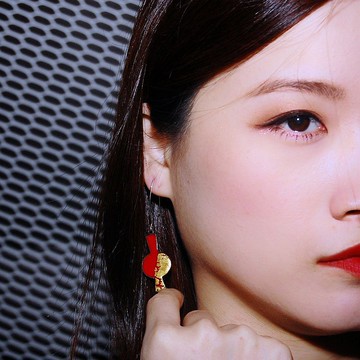 碎碎平安琺瑯耳環3