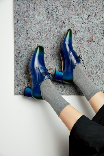 4.6 方頭德比跟鞋 - 尼斯湖