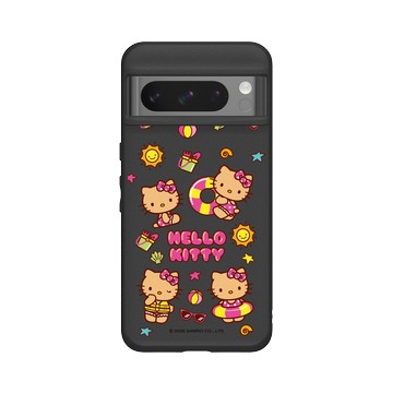 Pixel 8 Pro SolidSuit 黑 - 三麗鷗-Hello Kitty - 戲水造型款