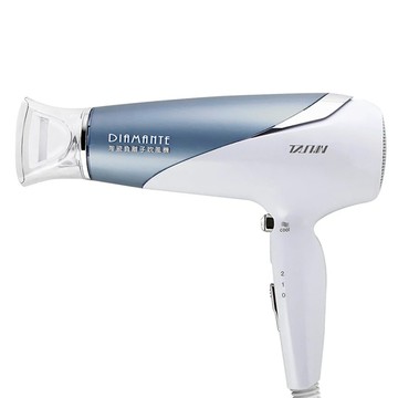 達新牌 陶瓷負離子吹風機 附熱烘罩 1400W  TS-608  白色 + 藍色