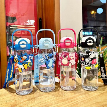 天藍小舖-迪士尼手提背帶雙飲水壺780ml-共4色-$390【A11115330】