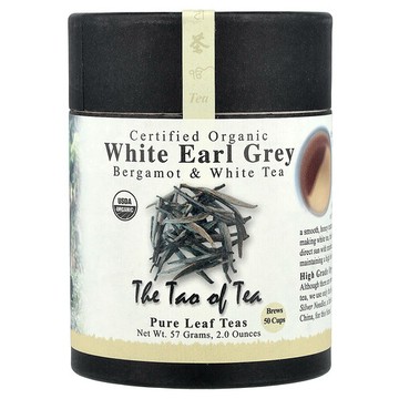 The Tao of Tea, 認可有機弗手柑和白茶，白格雷伯爵茶，2 盎司（57 克）