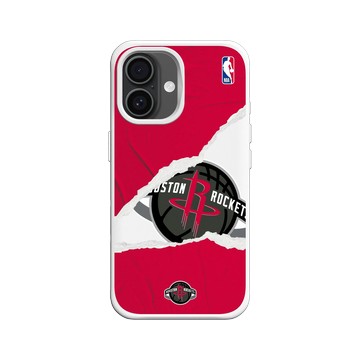 iPhone 16 SolidX 白 - NBA - 熱血系列-休士頓火箭 Houston Rockets - Sweat and Tears