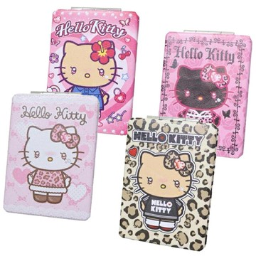小禮堂 Sanrio 三麗鷗 Hello Kitty 摺疊兩用隨身鏡 (全身款)