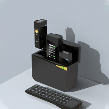 爆款跨境VimoC無線領夾麥克風迷妳小蜜蜂收音麥器相機手機電腦直 鑫弘-數碼配件