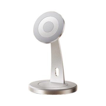 ✨可開發票#嘉華彩新款Magsafe磁吸手機支架桌麵懶人iPad平闆支撐架360度旋轉#免運