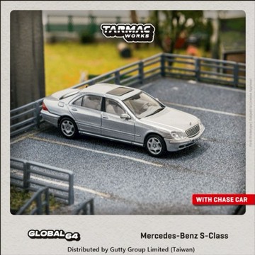 【東海模型】TARMAC WORKS 1/64 賓士 Mercedes-Benz S-Class 金屬亮銀 T64G-072-SL