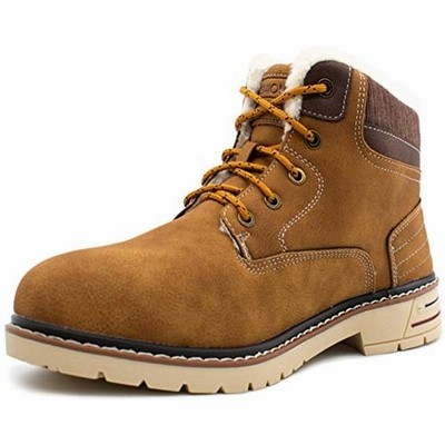 Alvisto 極寒対策 スノーシューズ メンズ 防水 防寒ブーツ 裏ボア 人気 ワークブーツ ミッドカット バイクブーツ 冬用 厚底 通販 Lineポイント最大get Lineショッピング