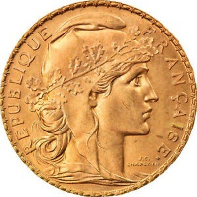 アンティークコイン [#5486] Coin, France, Marianne, 20 Francs, 1910