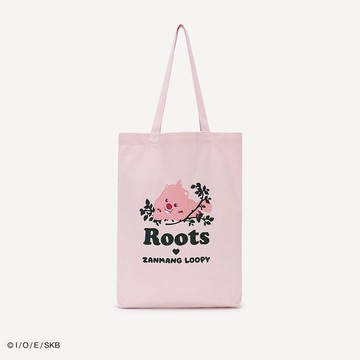 Roots 配件- ZANMANG LOOPY 聯名帆布包 (粉紅)