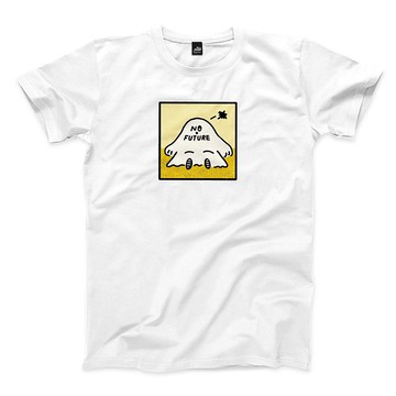 焦慮 NO FUTURE - 白 - 中性版T恤