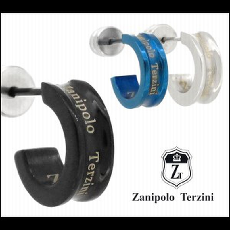 3カラーセレクト ハーフループ ステンレスピアス 1p 片耳 Zanipolo Terzini メンズ ピアス 片耳 ブランド アレルギーフリー 通販 Lineポイント最大1 0 Get Lineショッピング