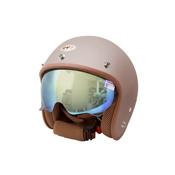 EVO 安全帽 CA-312 CA-312s 簡約內鏡帽 簡約系列 消焦糖可可 內墨鏡  復古帽 半罩 全拆洗 正版授權