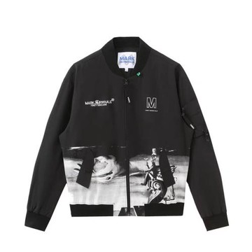 商場撤柜男士秋冬休閑夾克黑色棒球領簡約精神有質感防風防水外套