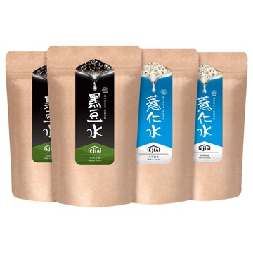 【美妍窈窕組】纖Q薏仁水 x2+黑豆水 x2