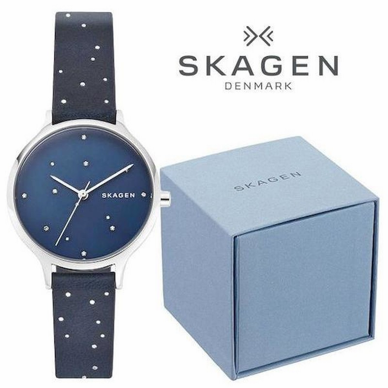 SKAGEN[スカーゲン] skw2762 ANITA Blue Dial Crystal Stainless